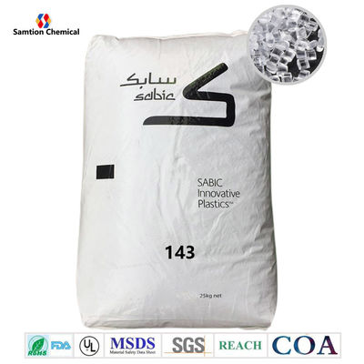 品質  UV Stabilized S-Plastic  143 Polycarbonate Plastic Resin HB 10.5 MFR 工場