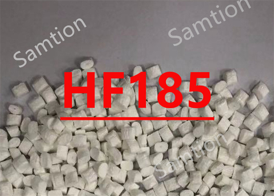 S-Plastic Noryl HF185は,不満たされたハロゲンフリー (VDE/DIN 472 Part 815 による) であり,炎阻害剤です.