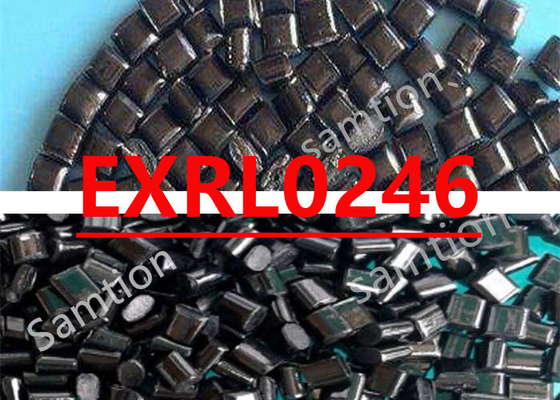 S-Plastic Lexan EXRL0246は,標準流量,炎阻害性 (V0/1.5mm),改善された不透明なポリカーボネート共聚質樹脂です.