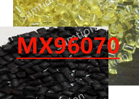 S-Plastic Thermocomp MX96070は,炎阻害剤を含むポリプロピレン樹脂に基づく化合物です.追加機能には,