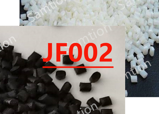 S-Plastic Thermocomp JF002は,ガラスファイバーを含むポリエーテル硫素樹脂をベースにした化合物です.