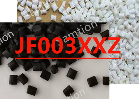 S-Plastic Thermocomp JF003XXZは,ガラスファイバーを含むポリエーテル硫素樹脂をベースにした化合物です.