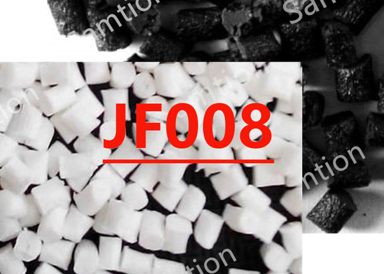 S-Plastic Thermocomp JF008は,ガラスファイバーを含むポリエーテル硫素樹脂をベースにした化合物です.