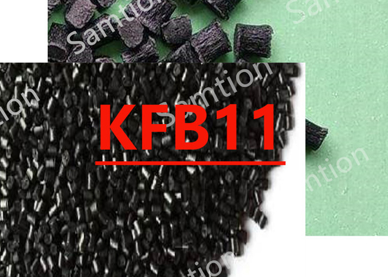 S-Plastic Thermocomp KFB11は,ガラス繊維,磨いたガラスを含むアセタルコポリマー樹脂をベースにした化合物である.