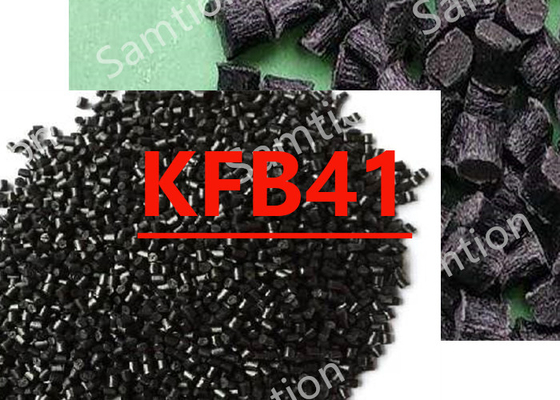 S-Plastic Thermocomp KFB41は,ガラスファイバー,ガラスビーズを含むアセタルコポリマー樹脂に基づく化合物です.
