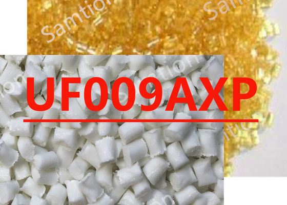 S-Plastic Thermocomp UF009AXP樹脂は,ガラスファイバーを含むポリファタラミド樹脂をベースにした化合物です.