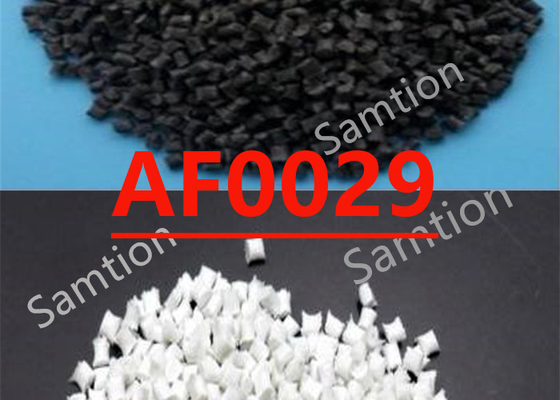 S-Plastic Thermocomp AF0029 ABSベース樹脂 グラスファイバーを含む.このグレードの特徴は炎阻害性である.
