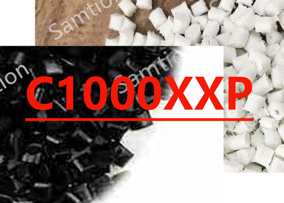 S-Plastic Thermocomp C1000XXP ポリスタリン樹脂をベースにした化合物.追加機能には: