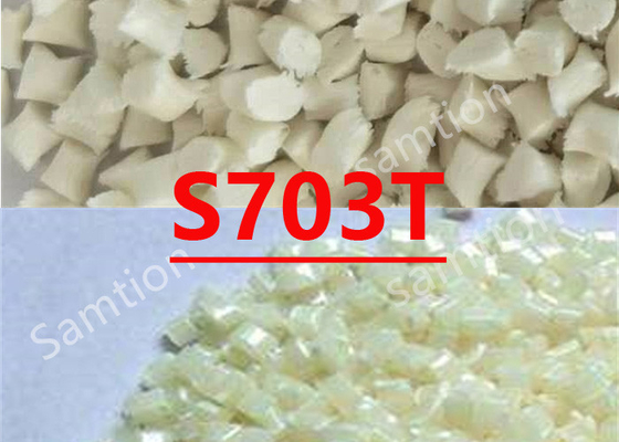 S-Plastic Cycolac S703T樹脂は,薄壁注射/圧縮鋳造アプリケーションのために開発された超高流量ABSです.