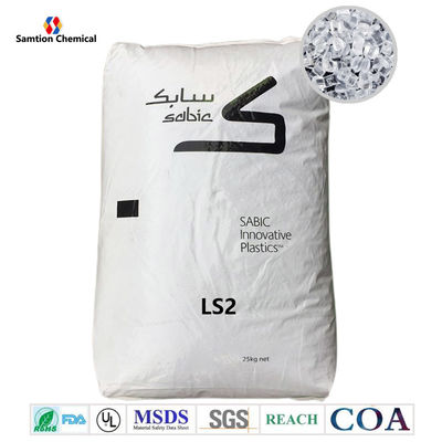 S-Plastic  LS2 UL10/97時点でHB評価. 自動車用レンズ用途 中程度の粘度. UV安定化 透明色