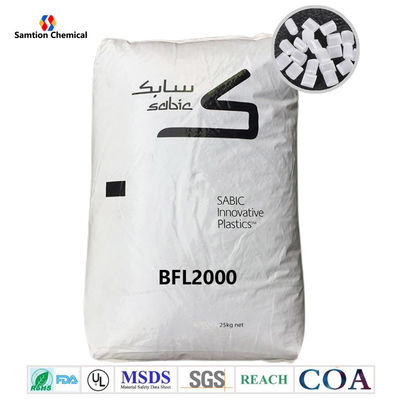 S-Plastic  BFL2000 非ブロミング,非塩素化阻燃剤 PC.不透明の白い色で入手可能.